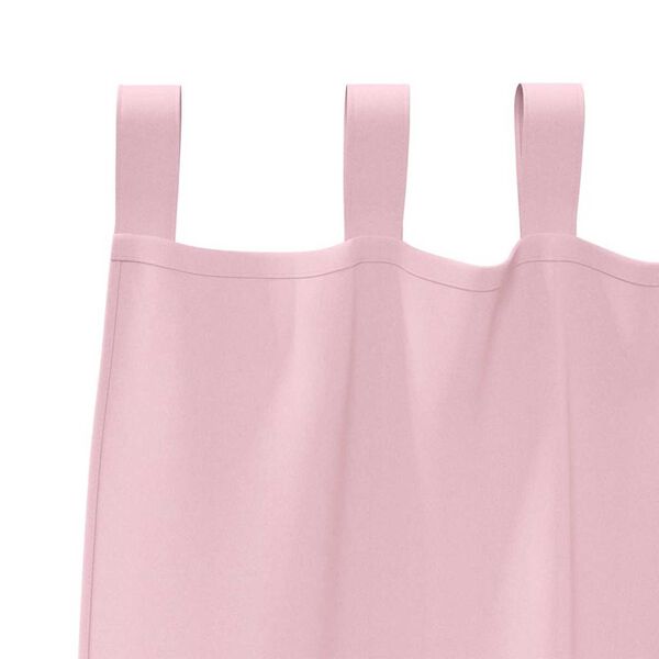 vidaXL Blackout Curtains with Rings 2 pcs Baby Pink 245 x 140 cm