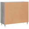 vidaXL Sideboard Grey Sonoma 90x34x80 cm Engineered Wood