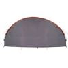 vidaXL Tunnel Tent with Roof Grey and Orange 700 x 590 x 215 cm