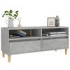 vidaXL TV Cabinet Concrete Grey 100x34.5x44.5 cm Engineered Wood