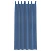 vidaXL Voile Curtains with Loops 2 pcs Royal Blue 140x245 cm