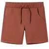 vidaXL Kids' Shorts with Drawstring Brown 128