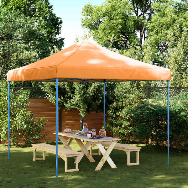 vidaXL Party Tent Folding Orange 292 x 292 x 315 cm Oxford Fabric