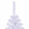 vidaXL Artificial Christmas Tree with Stand White 180 cm PVC and Steel