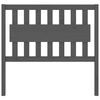 vidaXL Bed Headboard Grey 105.5x4x100 cm Solid Wood Pine
