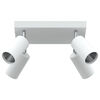 vidaXL Ceiling Spotlight White 26 x 26 x 16.5 cm Steel