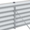 vidaXL Garden Raised Bed 775 x 100 x 36 cm Galvanised Steel