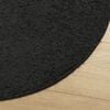 vidaXL Shaggy Rug PAMPLONA High Pile Modern Black &Oslash; 240 cm