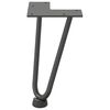 vidaXL Hairpin Legs for Coffee Table 4 pcs Anthracite 20 cm Solid Steel