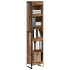 vidaXL Book Cabinet Old Wood 40 x 30 x 189.5 cm Engineered Wood