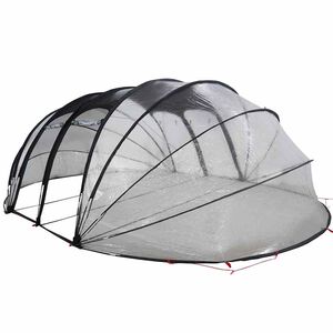 vidaXL Pool Tent Dome Transparent 538 x 440 x 204 cm PVC
