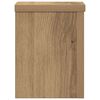 vidaXL Plant Stands 2 pcs Artisan Oak 15x15x20 cm Engineered Wood