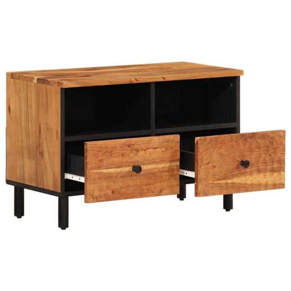 vidaXL TV Cabinet 70x33x46 cm Solid Wood Acacia