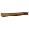 vidaXL Bed Drawers Old Wood 200 x 36.5 x 16.5 cm Engineered Wood