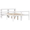 vidaXL Senior Bed with Headboard without Mattress White 120x190 cm Small Double