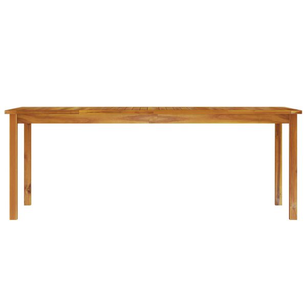 vidaXL Garden Table 200x100x74 cm Solid Wood Acacia