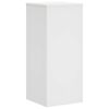 vidaXL Plant Stands 2 pcs White 30x30x70 cm Engineered wood