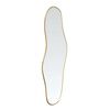 vidaXL Wall Mirror Gold 80x35 cm