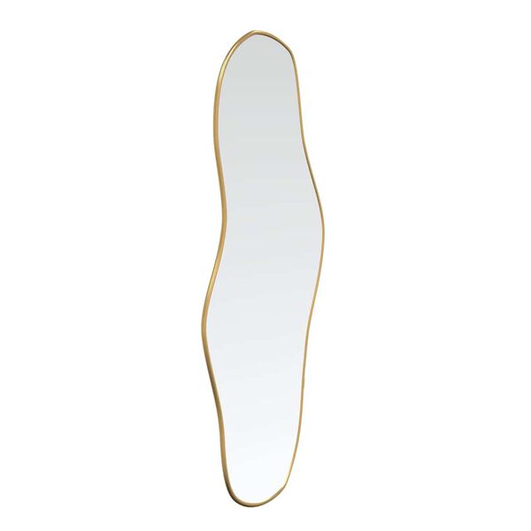 vidaXL Wall Mirror Gold 80x35 cm