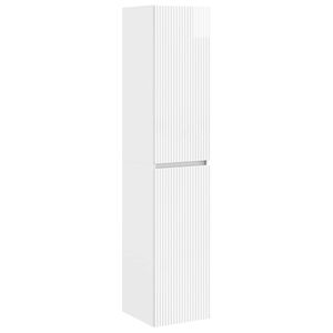 vidaXL Wall-mounted Bathroom Cabinet High Gloss White