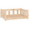 vidaXL Dog Bed 75,5x55,5x28 cm Solid Wood Pine