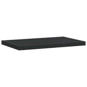 vidaXL Shower Base Plate Black 101 x 63 x 5.5 cm WPC