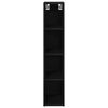 vidaXL Hanging Cabinet with Storage Riga Black Oak 20 x 29.5 x 100 cm