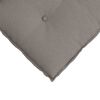 vidaXL Back Pillow Taupe 160 x 19 x 50 cm Fabric