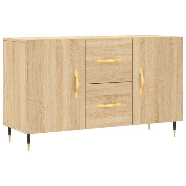 vidaXL Sideboard Sonoma Oak 100x36x60 cm Engineered Wood