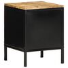 vidaXL Bedside Cabinet Brown and Black 30 x 30 x 40 cm