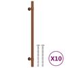 vidaXL Cabinet Handles 10 pcs Bronze 224 mm Stainless Steel