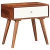 vidaXL Side Table 45x30x45 cm Solid Wood Acacia