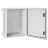 vidaXL Control Cabinet Grey 40 x 17.5 x 50 cm ABS Plastic