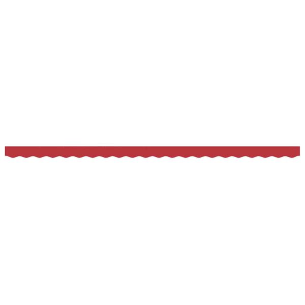 vidaXL Awning Valance Red 480 x 20 cm Canvas