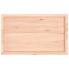 vidaXL Bathroom Countertop 100x60x(2-6) cm Untreated Solid Wood