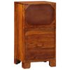 vidaXL Telephone Stand Brown 40 x 35 x 75 cm Solid Acacia wood