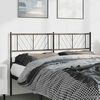 vidaXL Metal Replace Headboard Black 135 cm
