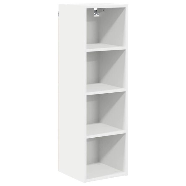 vidaXL Hanging Cabinet White 30 x 29.5 x 100 cm Engineered Wood