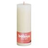 Bolsius Rustic Pillar Candles Shine 4 pcs 190x68 mm Soft Pearl
