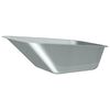 vidaXL Wheelbarrow Tray Replacement Silver 88 x 60 x 32 cm