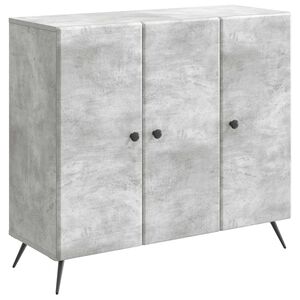 vidaXL Sideboard Concrete Grey 89 x 34.5 x 80 cm Engineered Wood