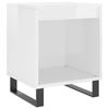 vidaXL Bedside Cabinets 2 pcs High Gloss White 40x35x50 cm Engineered Wood