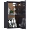 vidaXL 8 Piece TV Cabinet Set High Gloss Grey Engineered Wood
