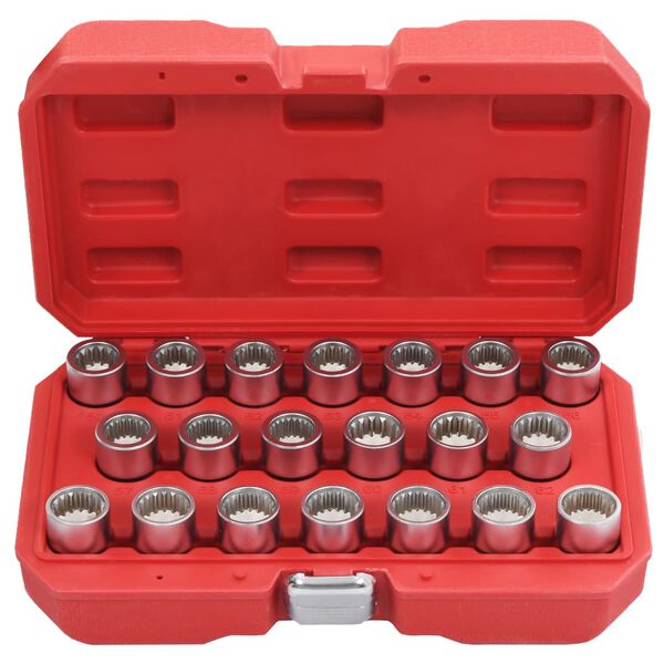 vidaXL 20 Piece Wheel Lock Tool Set for Porsche and VW Touareg