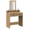 vidaXL Dressing Table Brown 79 x 41 x 140 cm Engineered Wood
