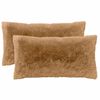 vidaXL Cushion with Pillow HEERLEN 6 pcs Taupe PV Fleece