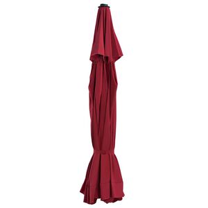 vidaXL Replacement Fabric for Outdoor Parasol Bordeaux Red 515 cm
