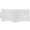 vidaXL Rug Rectangular Brown 80x200 cm Bamboo
