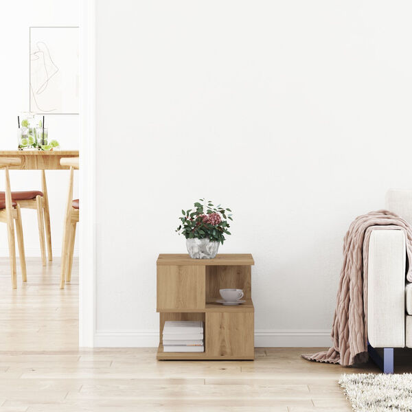 vidaXL Side Table Artisan Oak 40 x 40 x 40 cm Engineered Wood