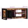 vidaXL TV Cabinet 80x30x35 cm Solid Wood Reclaimed